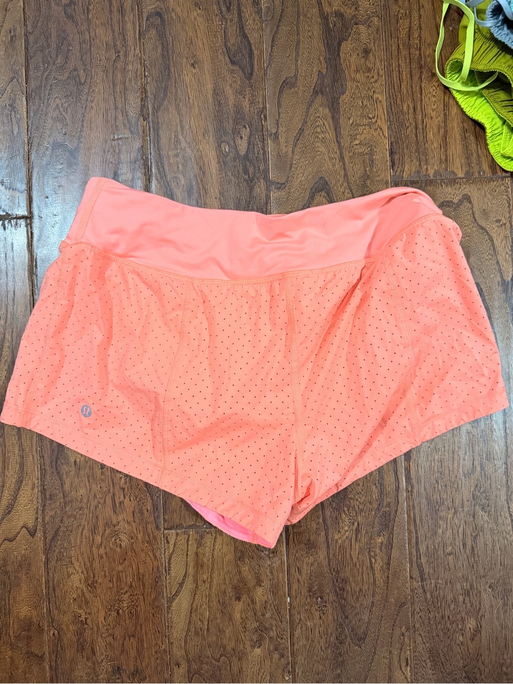 lululemon athletica Coral Athletic Running Shorts